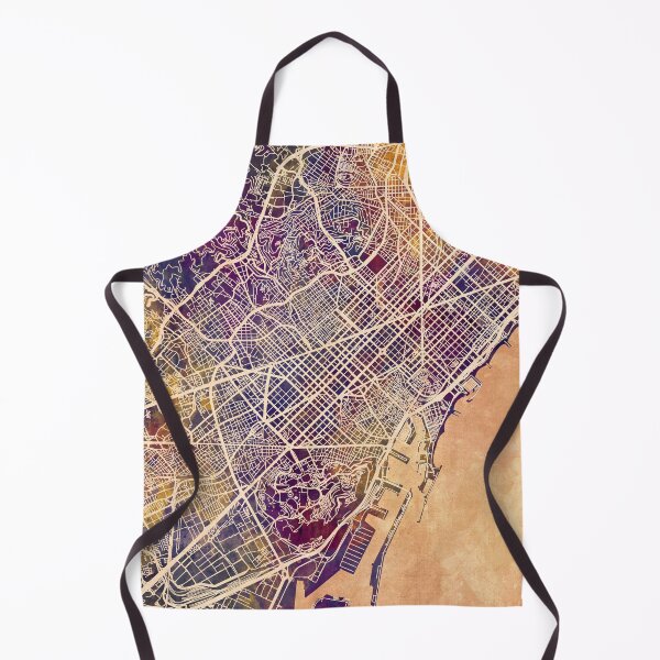 Item preview, Barcelona Spain City Map designed and sold by ArtPrints.