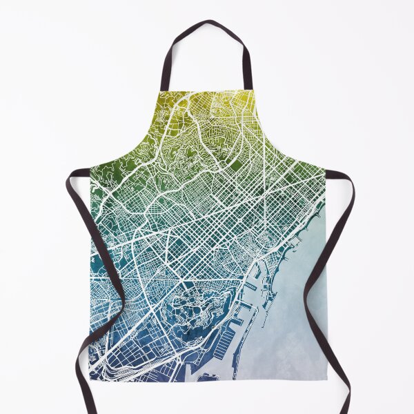 Item preview, Barcelona Spain City Map designed and sold by ArtPrints.