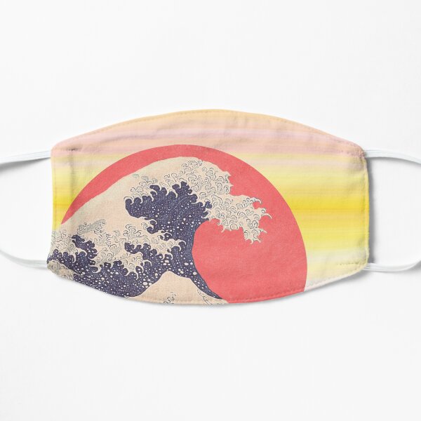 Hokusai revisited Flat Mask