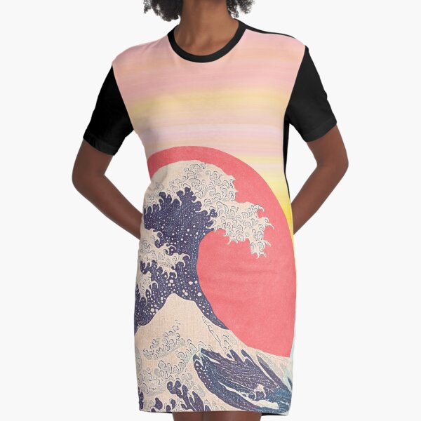 Hokusai revisited Graphic T-Shirt Dress