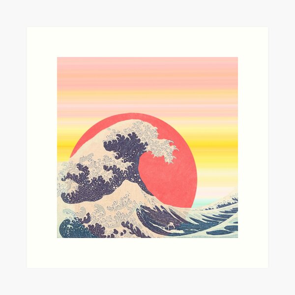 Hokusai revisited Art Print