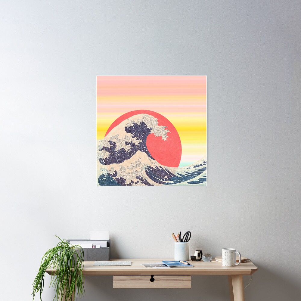 Hokusai revisited Poster