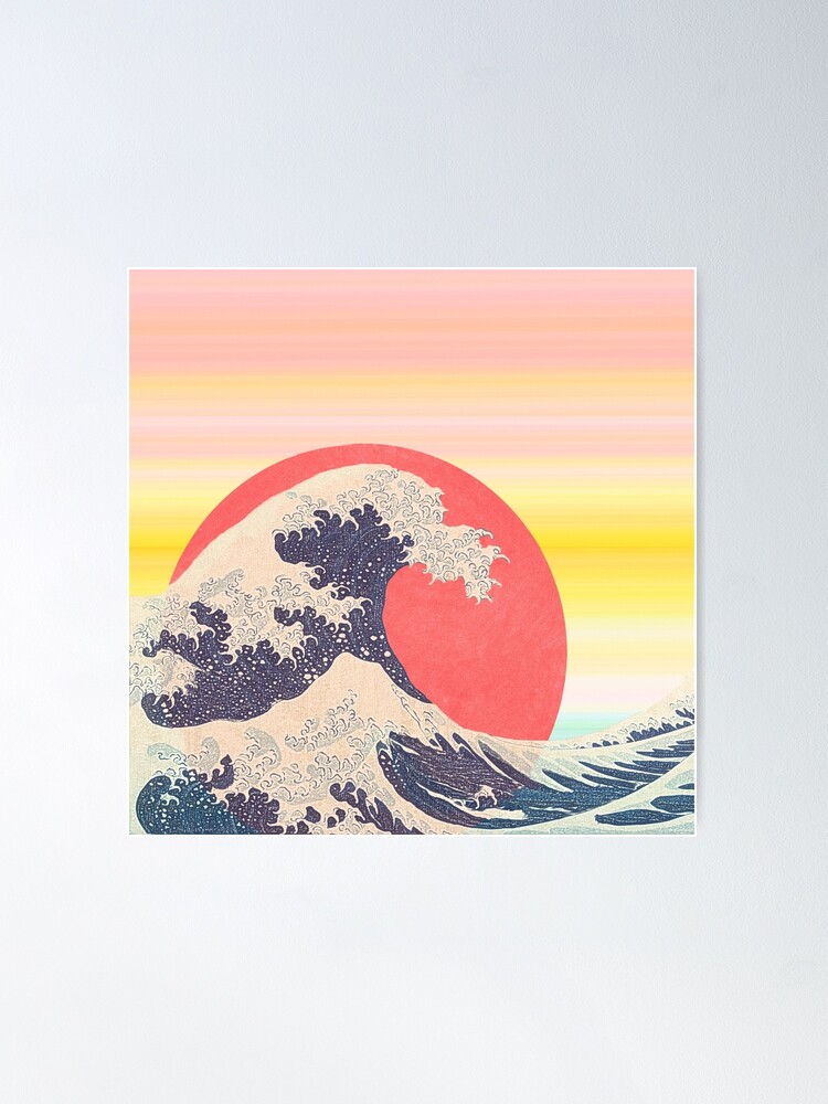 Alternate view of Hokusai revisited Poster