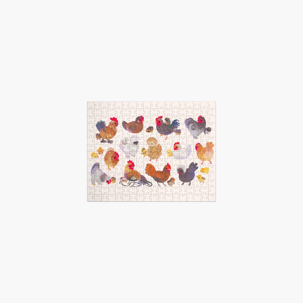 Chicken and Chick Jigsaw Puzzle