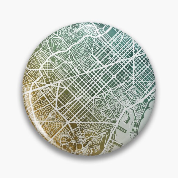 Item preview, Barcelona Spain City Map designed and sold by ArtPrints.