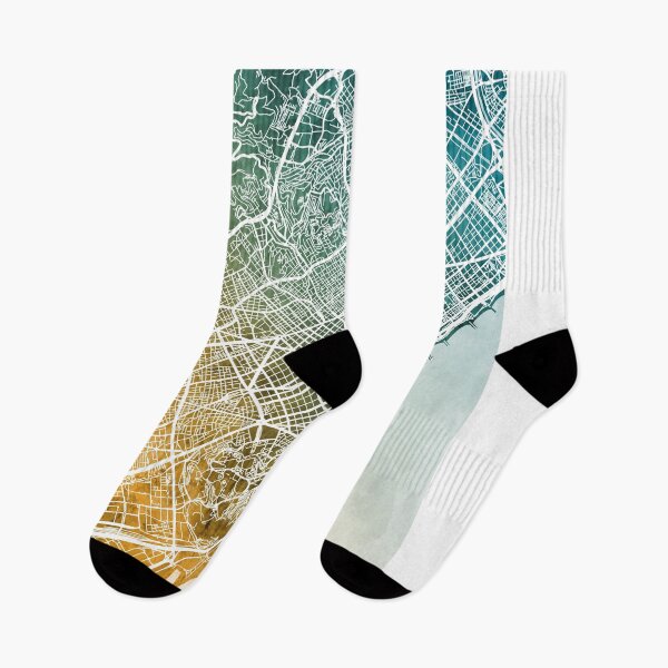 Item preview, Barcelona Spain City Map designed and sold by ArtPrints.