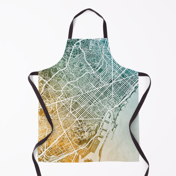 Item preview, Barcelona Spain City Map designed and sold by ArtPrints.