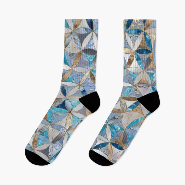 Item preview, Flower of Life pattern- Blue marbles and pearl designed and sold by k9printart.