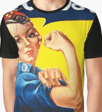 Vintage poster - Rosie the Riveter Graphic T-Shirt