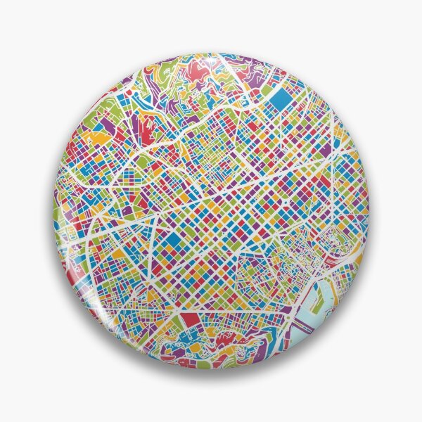 Item preview, Barcelona Spain City Map designed and sold by ArtPrints.