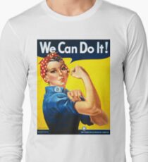 Vintage poster - Rosie the Riveter Long Sleeve T-Shirt