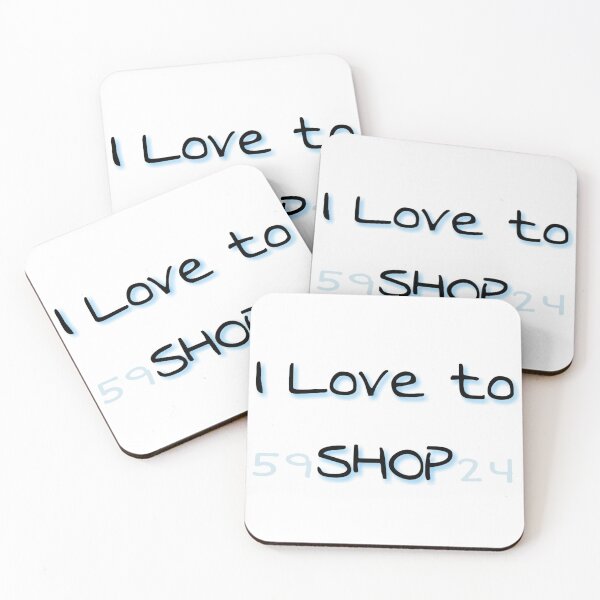 Item preview, I love to shop designed and sold by 59SHOP24.