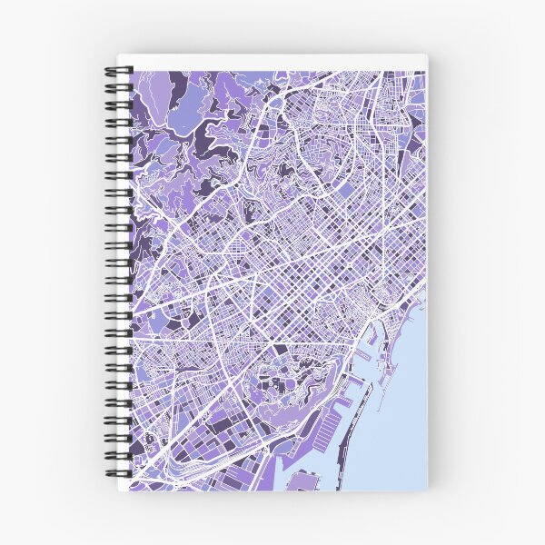Item preview, Barcelona Spain City Map designed and sold by ArtPrints.
