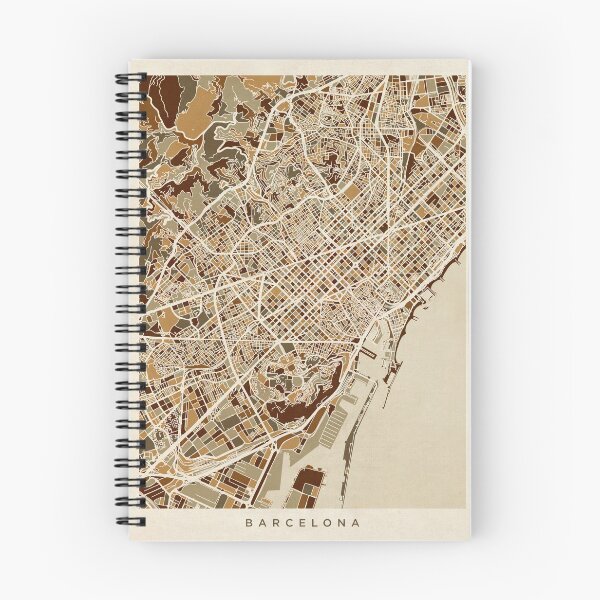 Item preview, Barcelona Spain City Map designed and sold by ArtPrints.