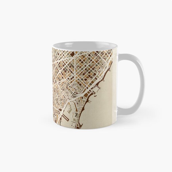 Item preview, Barcelona Spain City Map designed and sold by ArtPrints.