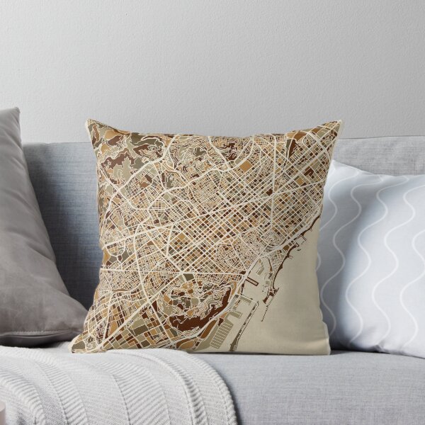Item preview, Barcelona Spain City Map designed and sold by ArtPrints.
