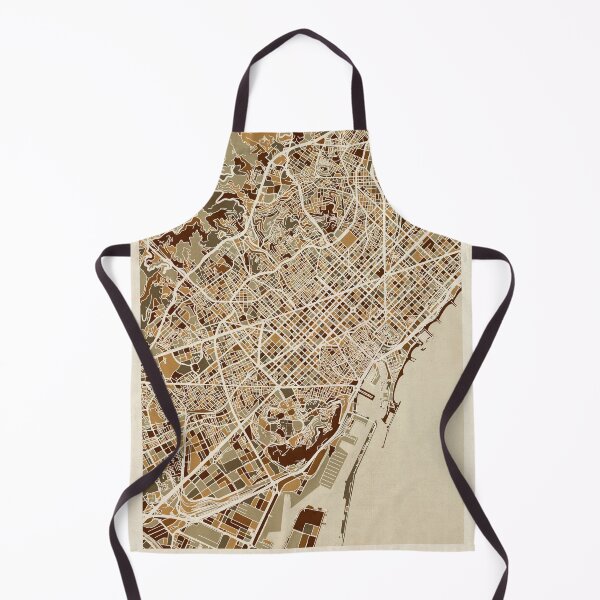 Item preview, Barcelona Spain City Map designed and sold by ArtPrints.