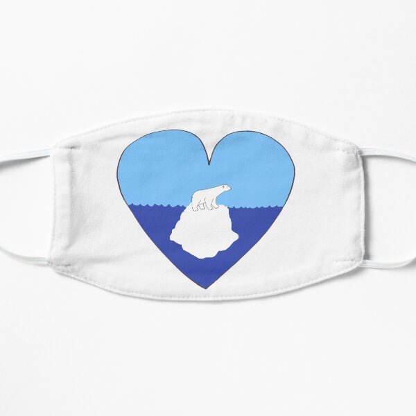 Eisbärenliebe Flache Maske