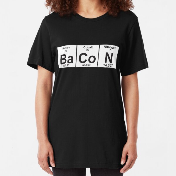 The Properties of Bacon Slim Fit T-Shirt
