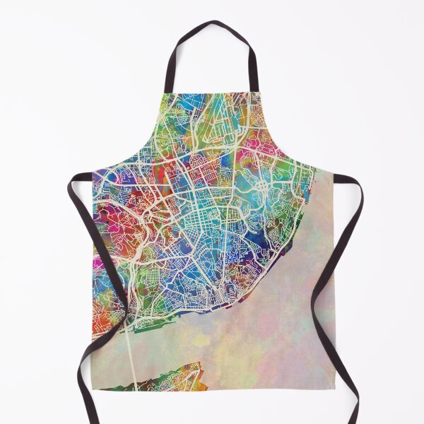 Item preview, Lisbon Portugal City Map designed and sold by ArtPrints.
