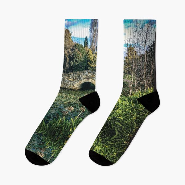 Item preview, Stone Bridge and lilies. designed and sold by Stus RoadTrips.