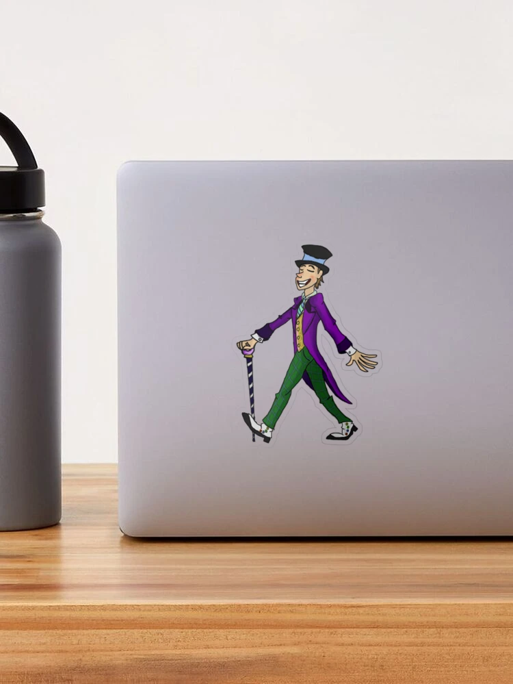 Willy Wonka Walk Sticker for Sale by grossghostuncle