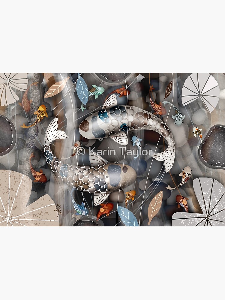 Koi Fish Pond by karin
