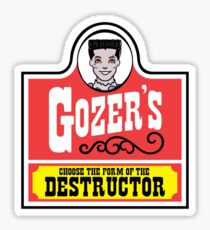 Gozer's - Choose the form of the destructor Sticker