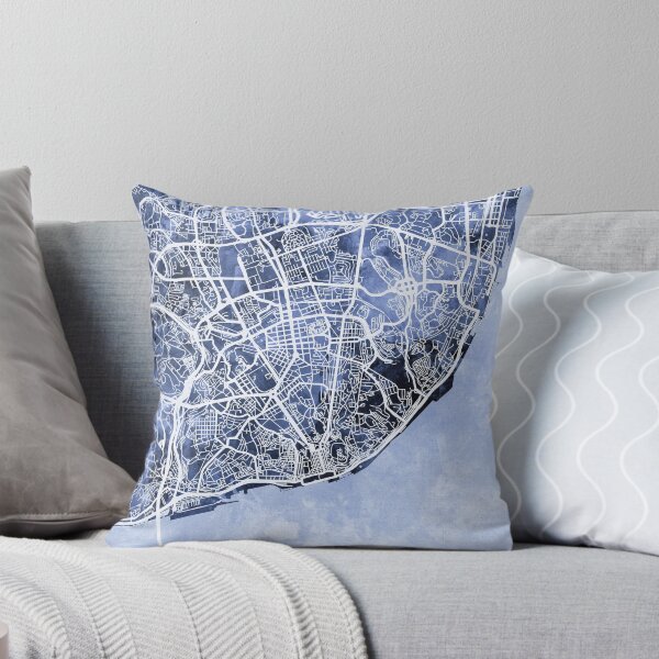 Item preview, Lisbon Portugal City Map designed and sold by ArtPrints.