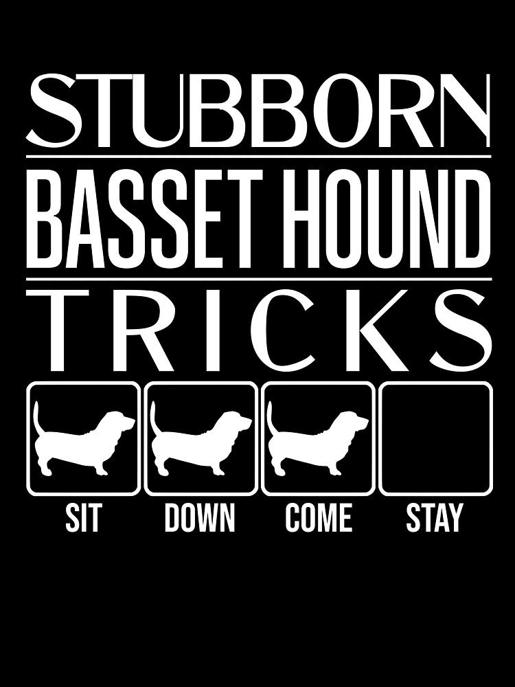 Basset hound sale stubborn