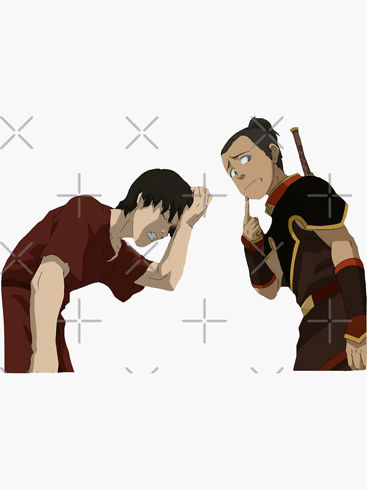 Sokka And Zuko Sticker For Sale By Realtas Redbubble