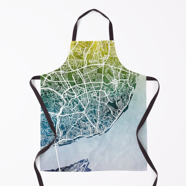 Item preview, Lisbon Portugal City Map designed and sold by ArtPrints.
