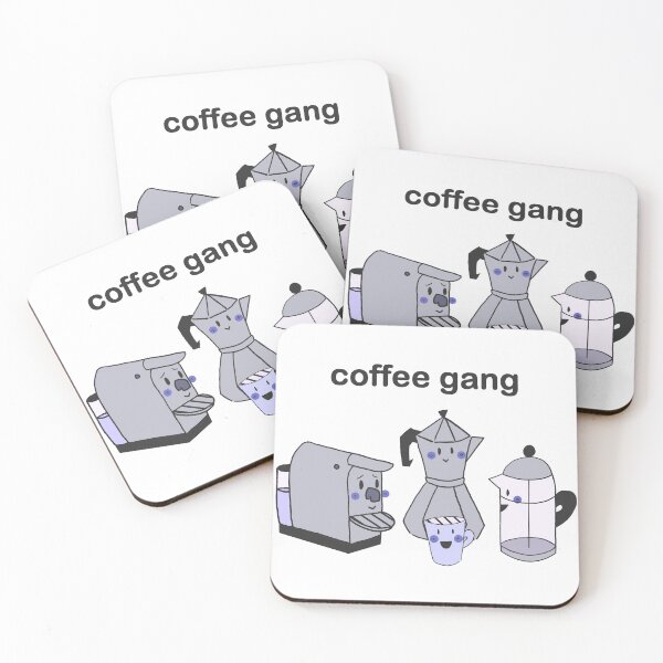 Item preview, coffee gang designed and sold by Emmeline Close.