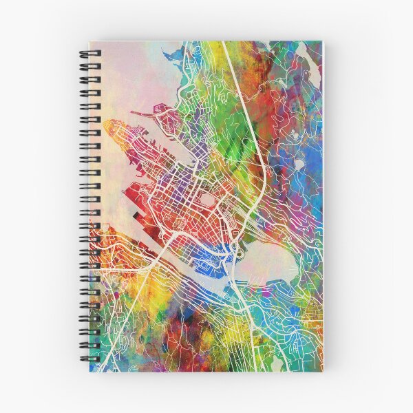 Item preview, Bergen Norway City Map designed and sold by ArtPrints.