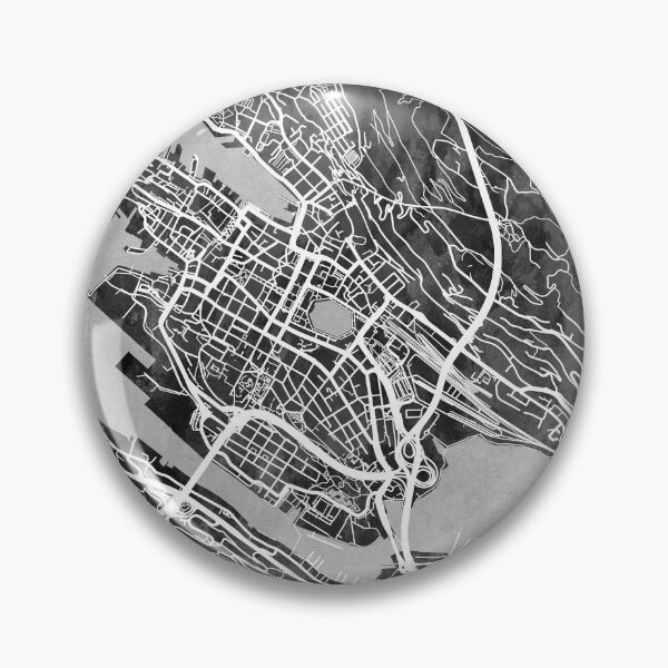 Item preview, Bergen Norway City Map designed and sold by ArtPrints.