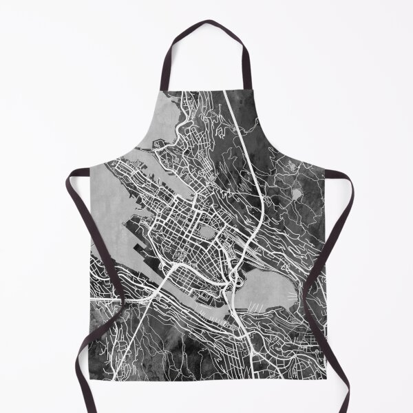 Item preview, Bergen Norway City Map designed and sold by ArtPrints.