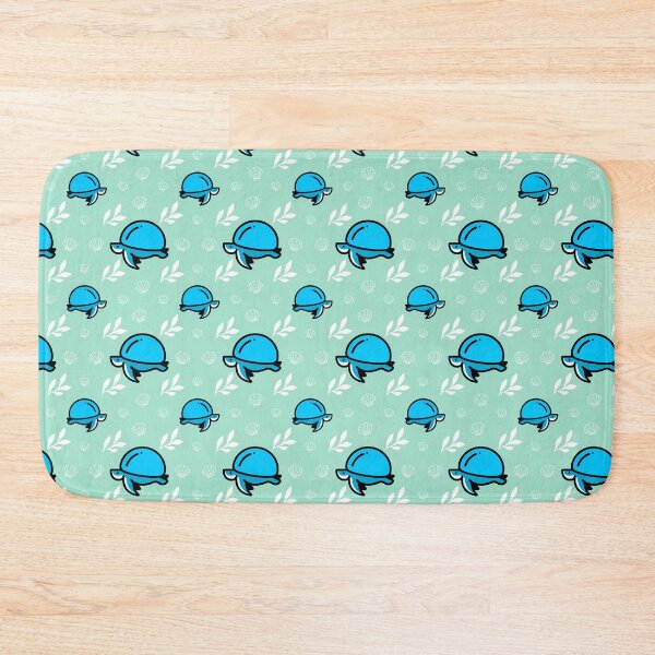 Item preview,  Blue Turtle Tortoise Seashell pastel light green pastachio background designed and sold by BabyPaws.