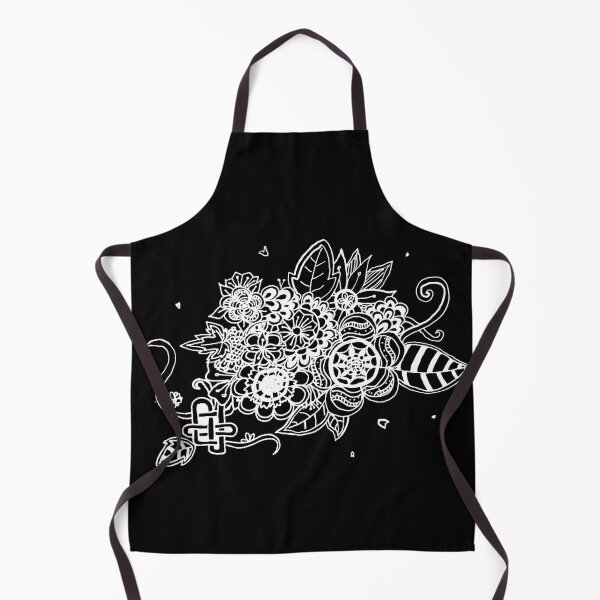 Item preview, Flower garden - White (Zentangle/ Doodle/ Mandala) designed and sold by CreativityRoams.