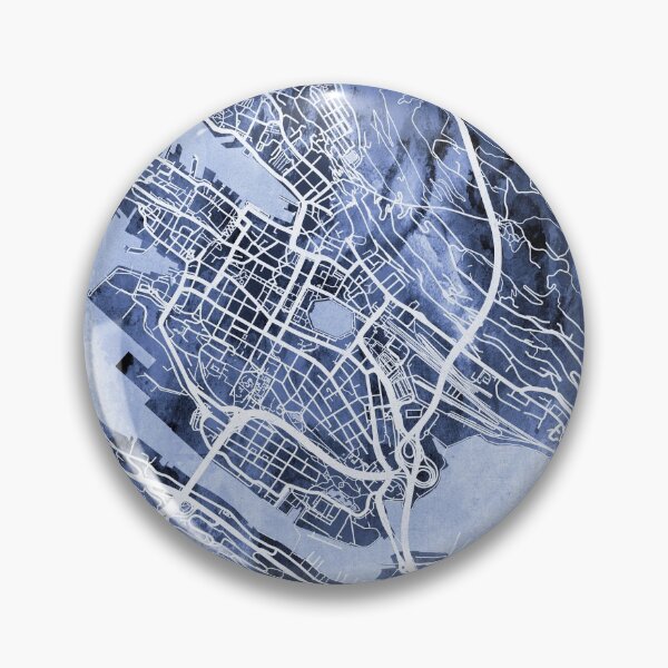 Item preview, Bergen Norway City Map designed and sold by ArtPrints.