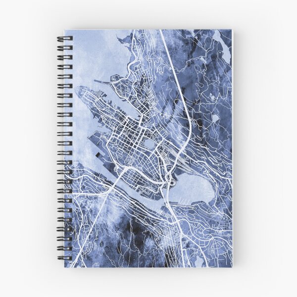 Item preview, Bergen Norway City Map designed and sold by ArtPrints.