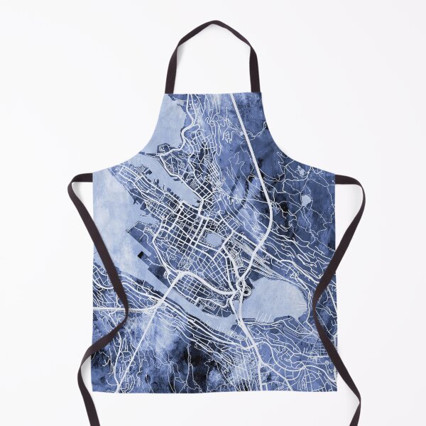 Item preview, Bergen Norway City Map designed and sold by ArtPrints.