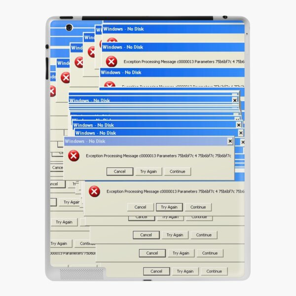 Windows XP Exception iPad Skin