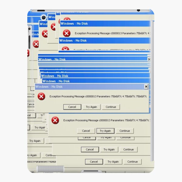 Windows XP Exception iPad Snap Case
