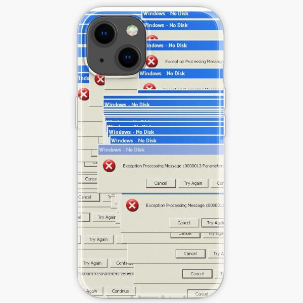 Windows XP Exception iPhone Soft Case