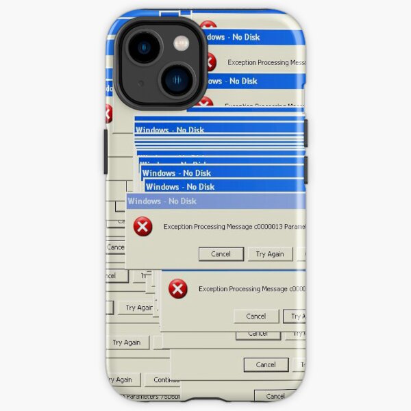 Windows XP Exception iPhone Tough Case