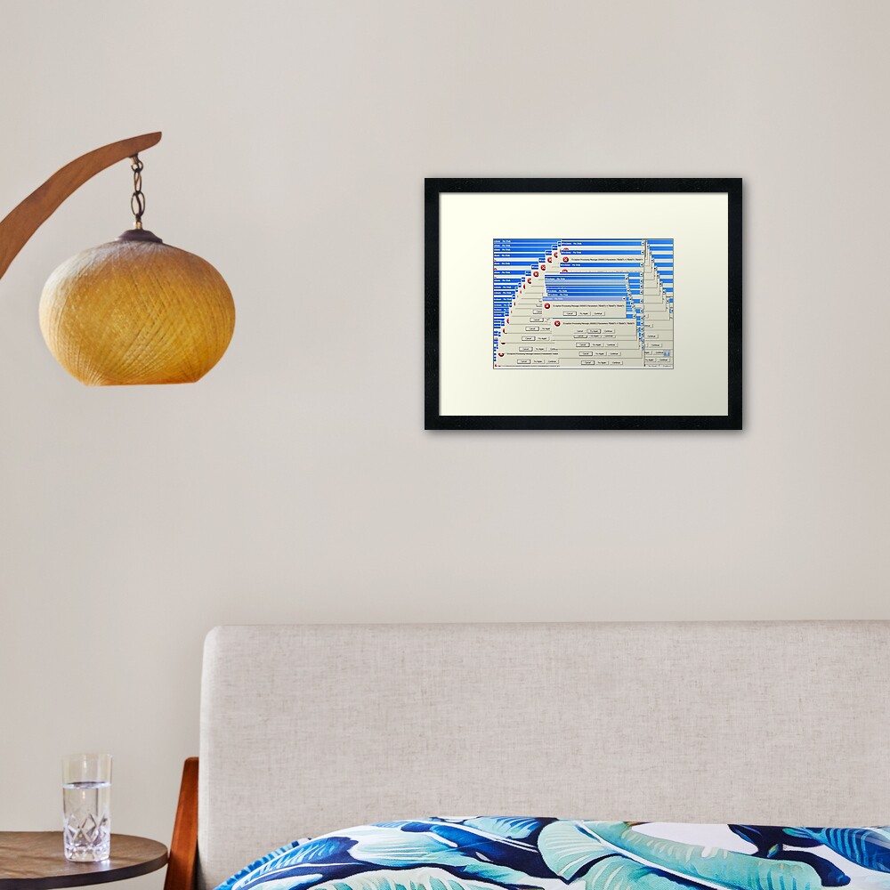 Item preview, Framed Art Print designed and sold by pixelskaya.