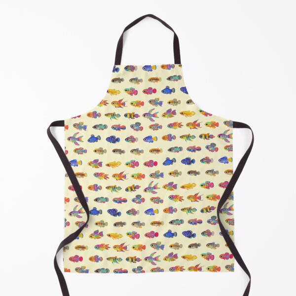 Item preview, Killifish - yellow designed and sold by pikaole.