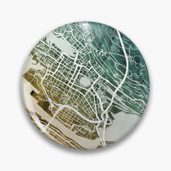 Item preview, Bergen Norway City Map designed and sold by ArtPrints.