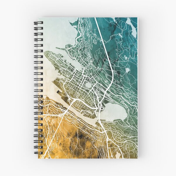 Item preview, Bergen Norway City Map designed and sold by ArtPrints.