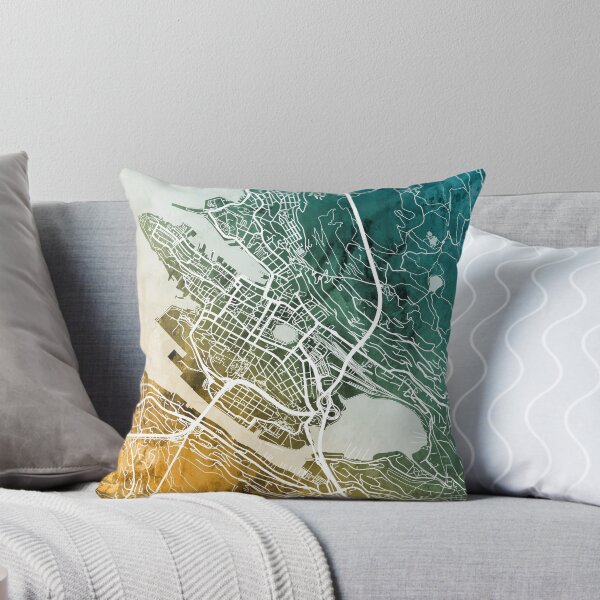 Item preview, Bergen Norway City Map designed and sold by ArtPrints.